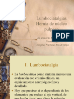 Cervicobraquialgias y Lumbociatalgias Traumaticas, Hernia D.PPT 2