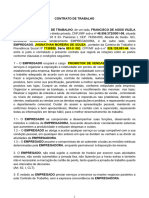 Contrato de Trabalho - Promotor de Vendas - Assinado