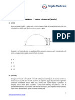 Dinâmica - Energia Mecânica - Cinética e Potencial - (Médio) - (145 Questões)