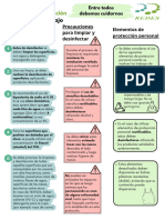 Limpieza y Desinfección: Protocolo para La de Lugares de Trabajo