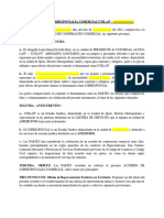 Modelo Contrato Corresponsalía Unilaw