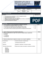 Examamen Del Primer Trimestre 3ero Contable Fol