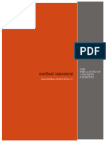 014 - Method Statement - Precasting of Concrete Elements