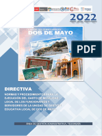 Directiva de Movilidad #006-2022 MOVILIDAD LOCAL