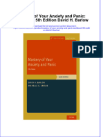 Mastery of Your Anxiety and Panic: Workbook 5th Edition David H. Barlow Full Chapter Instant Download