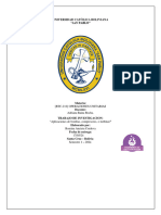 Universidad Católica Boliviana - Investigacion Segunda Competencia