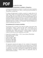 Corrientes Del Pensamiento Económico y Financiero