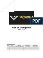 Plan de Emergencia VENEZUELA LTDA Rev 1