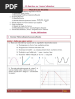 3.1 - 3.2: Functions and Graph of A Function