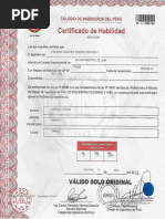 Cert Hab Enrique Caceres Ederth Anthony