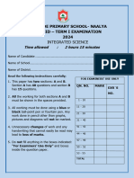 Hillside Naalya P.5 Sci Mid Term One