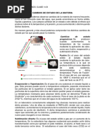 Cambios de Estado. Clase 10 B