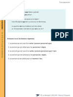 A2 4 - FLG - Pronoms Relatifs Qui Que Ou - 2 - Fiche Apprenant