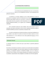 Estimación Puntual e Interválica en Media y Proporciones