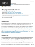 Chagas Gastrointestinal Disease - UpToDate