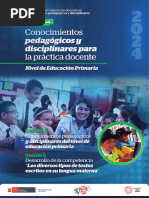 S1 - U2 - Conocimientos Pedagocicos y Disciplinares - Lee Diversos Tipos de Texto Escritos en Su Lengua Materna-Primaria