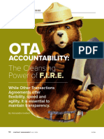 OTA Accountability: The Cleansing Power of F.I.R.E.