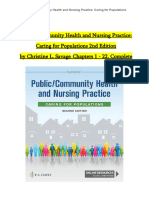 TEST BANK For Public Community Health and Nursing Practice Caring For Populations, 2nd Edition, Christine L. Savage, Verified Chapters 1 - 22