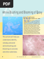 Amine Blushing and Blooming of Epoxy