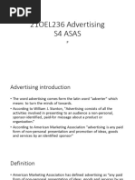 Advertising Introduction