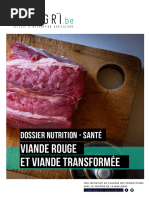 CELAGRI Dossier Viande Rouge Et Viande Transforme