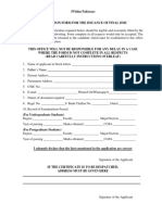 Application Form Final DMC Within Pakistan