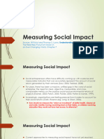 Measuring Social Impact