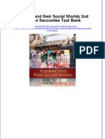 Families and Their Social Worlds 2nd Edition Seccombe Test Bank All Chapters