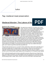 Medieval Meat Preservation - Allison D. Reid