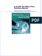 Full Download Mastering ArcGIS 7th Edition Price Solutions Manual All Chapter 2024 PDF