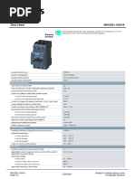 CCJ Circuit Breaker 3RV20211GA10 Datasheet en