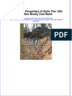 Full Download Nature and Properties of Soils The 15th Edition Brady Test Bank All Chapter 2024 PDF