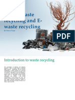 Plastic Waste and e Waste Recyling