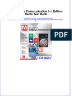 Full Download M Business Communication 3rd Edition Rentz Test Bank All Chapter 2024 PDF