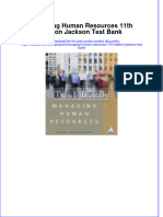 Managing Human Resources 11th Edition Jackson Test Bank All Chapters