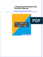 Full Download Mechanical Vibrations 6th Edition Rao Solutions Manual All Chapter 2024 PDF