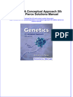 Genetics A Conceptual Approach 5th Edition Pierce Solutions Manual All Chapters