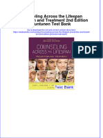 Counseling Across The Lifespan Prevention and Treatment 2nd Edition Juntunen Test Bank All Chapters