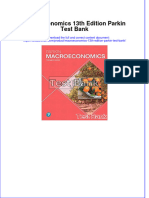 Macroeconomics 13th Edition Parkin Test Bank All Chapters