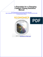 Economics Principles For A Changing World 4th Edition Chiang Solutions Manual All Chapters