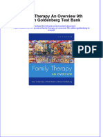 Family Therapy An Overview 9th Edition Goldenberg Test Bank All Chapters