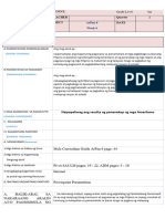 Teacher Quarter Date: Detailed Lesson Plan Grade Level Six