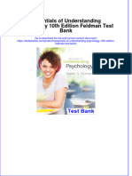 Full Download Essentials of Understanding Psychology 10th Edition Feldman Test Bank All Chapter 2024 PDF