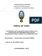 Perfil de Tesis Final