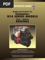 Cummins N14 Series Models Engines: Replacement Parts For