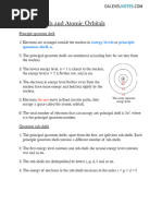 Electrons, Energy Levels and Ionisation Energy