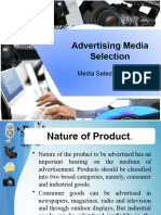 Advertising Media Selection