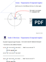 Grade 12 Revision - Compound Angles (Copier Friendly)