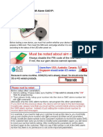 Technical FAQ For GSM Alarm GA01P