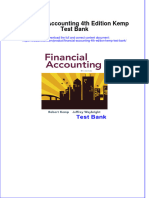 Full Download Financial Accounting 4th Edition Kemp Test Bank All Chapter 2024 PDF